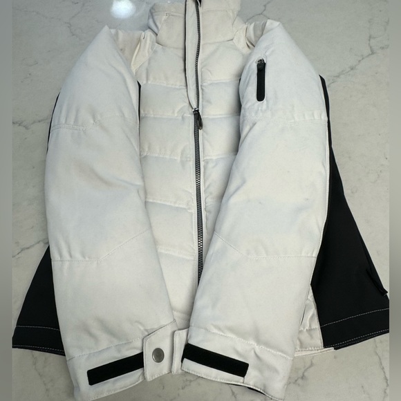 Obermeyer White Ski Duck Down Jacket  Size 4 - Picture 11 of 15